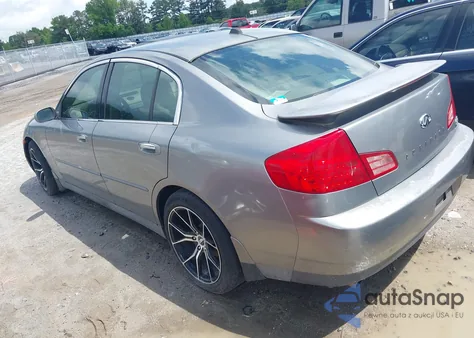 2004 Infiniti G35X from USA, damaged, VIN JNKCV51F04M706879